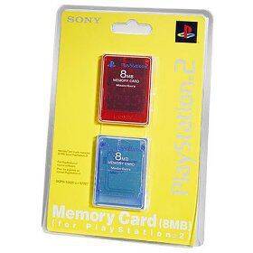 Colores Memory Card - Crimson Red Island Blue (SCPH-10410 RLI)