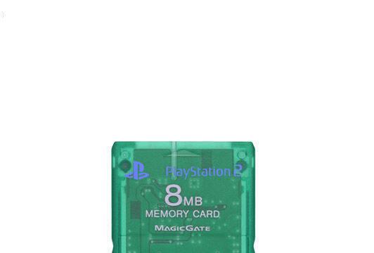 Colores Memory Card - Emerald (SCPH-10020 G)