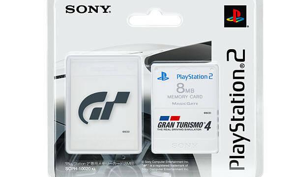 Memory Card Ediciones Limitadas - SCPH-10020KL - Gran Turismo 4 (White)