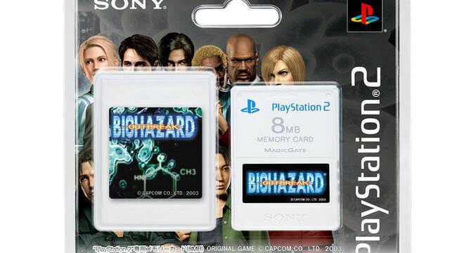 Memory Card Ediciones Limitadas - SCPH-10020KM - Resident Evil Outbreak (White)