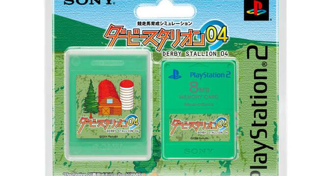 Memory Card Ediciones Limitadas - SCPH-10020KQ - Derby Stallion 04 (Green)