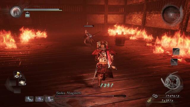 Nioh Llama inmortal Jefe Saika Magoichi - Embestida