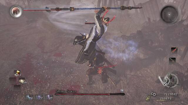 Nioh Sekigahara Jefe Shima Sakon - Remolino de viento