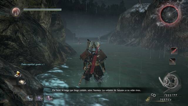 Nioh Huida desesperada - Patrullas de enemigos