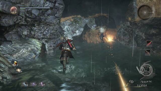 Nioh Huida desesperada - Pasar corriendo