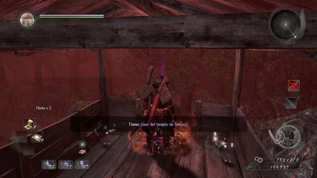 Nioh La flor del infierno sangrante - Llave del Templo de Seiryuji
