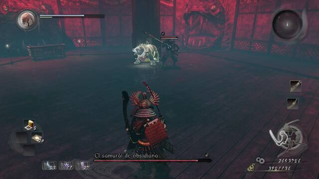 Nioh El samurái de Sawayama El samurái de obsidiana - Espíritu guardián