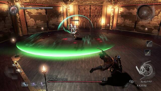 Nioh La aparición del rey demonio Jefe Oda Nobunaga - Arma verde