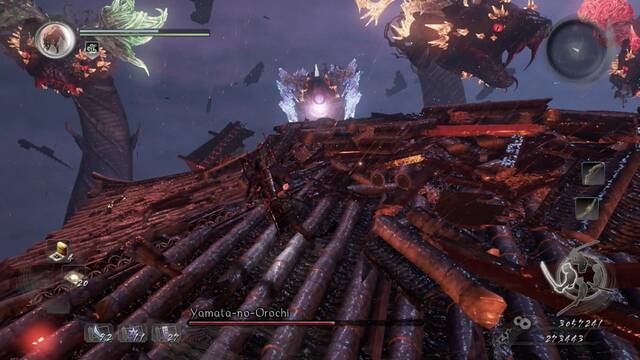 Nioh La aparición del rey demonio Jefe Yamato-no-Orochi - Múltiples serpientes