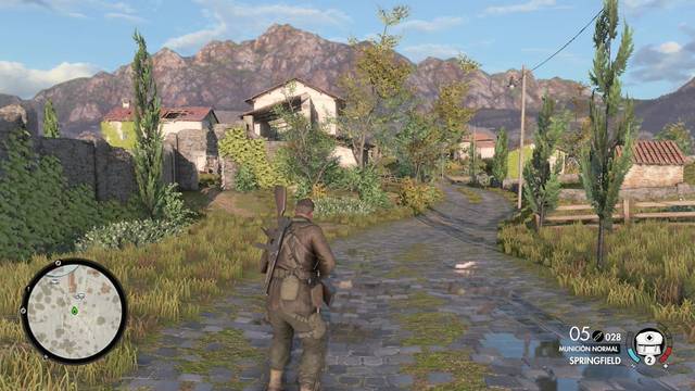 Sniper Elite 4 Isla de San Celini - Casa a la que te tienes que dirigir