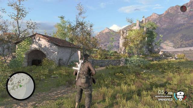 Sniper Elite 4 Isla de San Celini - Águila de piedra 3