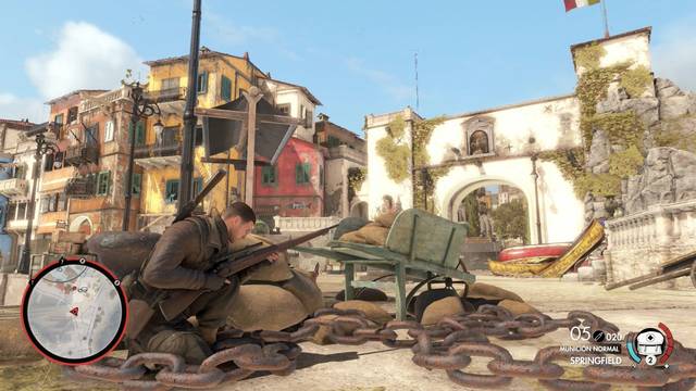 Sniper Elite 4 Aldea de Bitanti - Tiradores