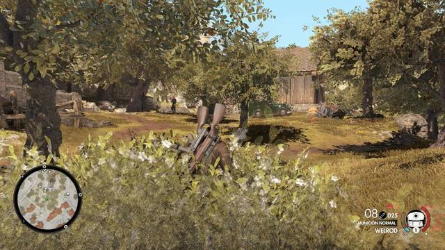 Sniper Elite 4 Aldea de Bitanti - Granero