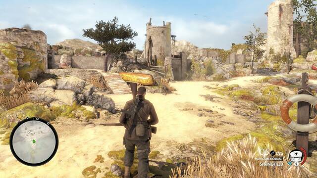 Sniper Elite 4 Aldea de Bitanti - Muralla