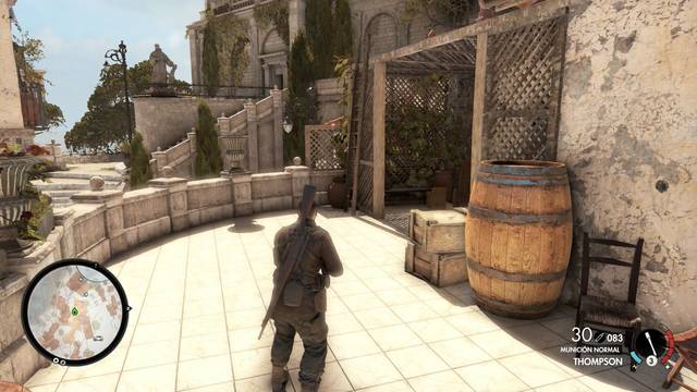 Sniper Elite 4 Aldea de Bitanti - Enrejado