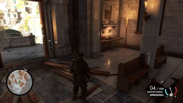 Sniper Elite 4 Aldea de Bitanti - Llave del mausoleo