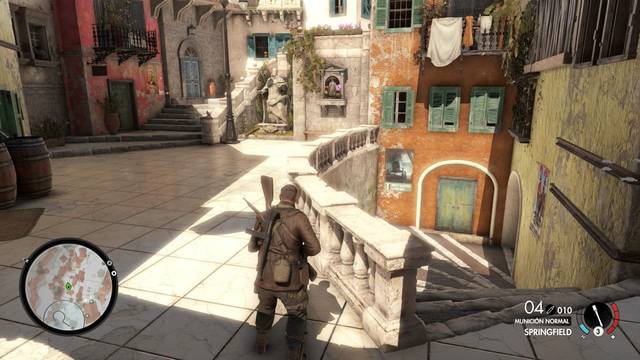 Sniper Elite 4 Aldea de Bitanti - Estatua