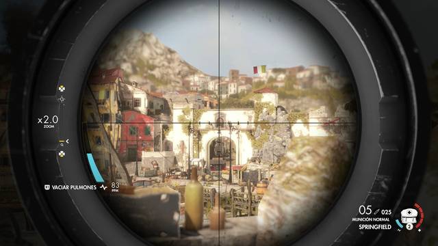 Sniper Elite 4 Aldea de Bitanti - guila de piedra 1