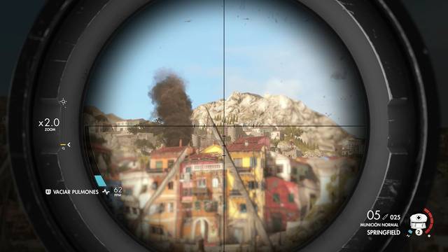 Sniper Elite 4 Aldea de Bitanti - guila de piedra 2
