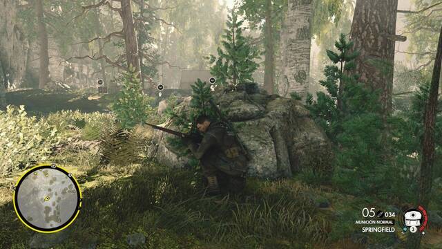 Sniper Elite 4 Viaducto de Regilino - Zona enemiga