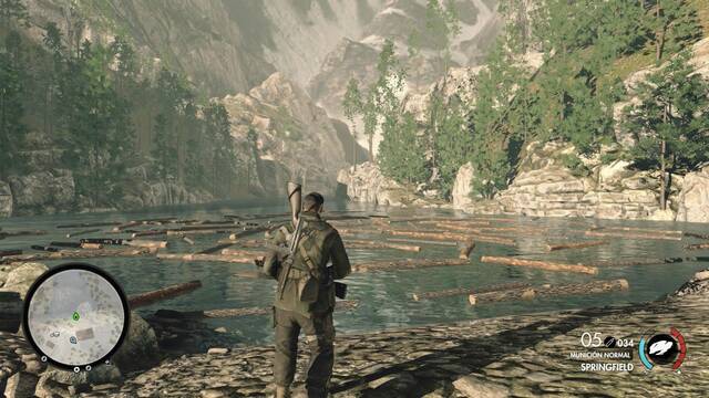 Sniper Elite 4 Viaducto de Regilino - guila de piedra 3