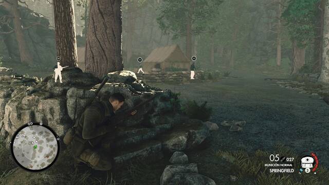 Sniper Elite 4 Viaducto de Regilino - Puesto nazi