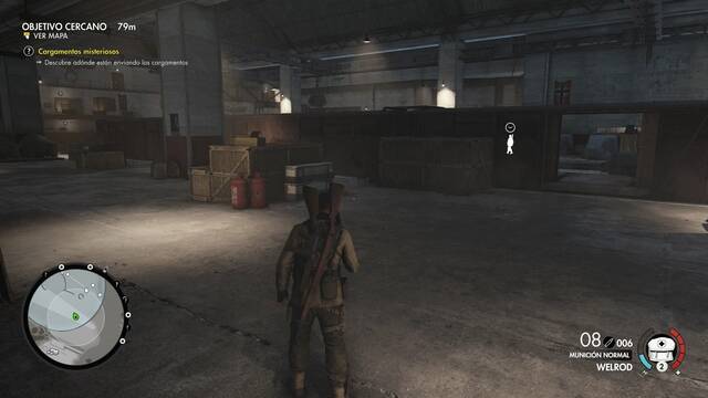 Sniper Elite 4 Muelle de Lorino - Tren de carga