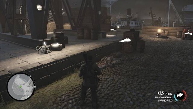 Sniper Elite 4 Muelle de Lorino - Arma antiaérea