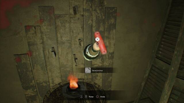 Resident Evil 7 El dormitorio - Sacacorchos