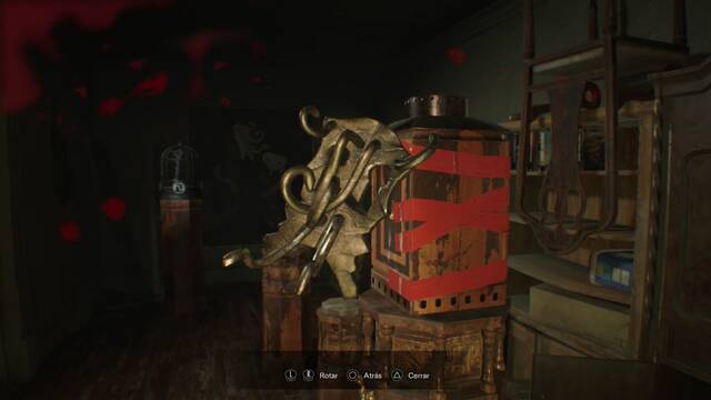 Resident Evil 7 El dormitorio - Estructura de hierro