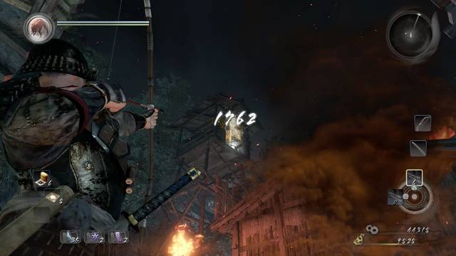 Nioh Envuelto en llamas - Arqueros