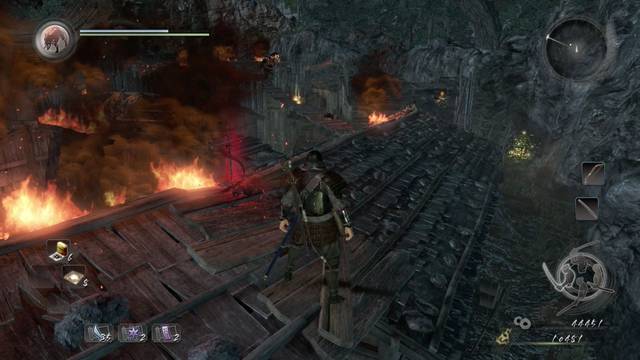 Nioh Envuelto en llamas - Tumba sangrienta 2