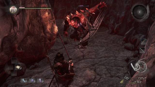 Nioh Una cueva funesta - Demonio