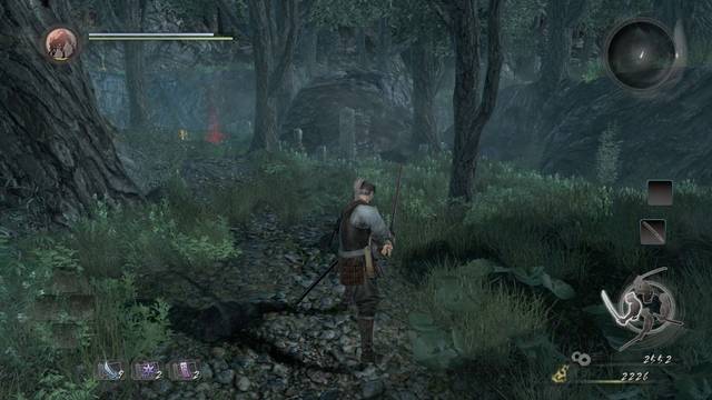 Nioh La Isla de los Demonios - Cruce y tumbas sangrientas