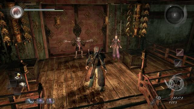 Nioh Los duermevelas de la piedra espiritual - Mujer y gesto ¡Perdón!