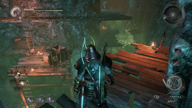 Nioh La mina de plata se resiente - Mquina de humo y bulbo venenoso 1