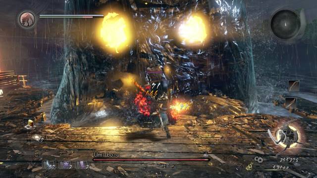 Nioh Resurgen los bramidos del mar Jefe Ume-bozu