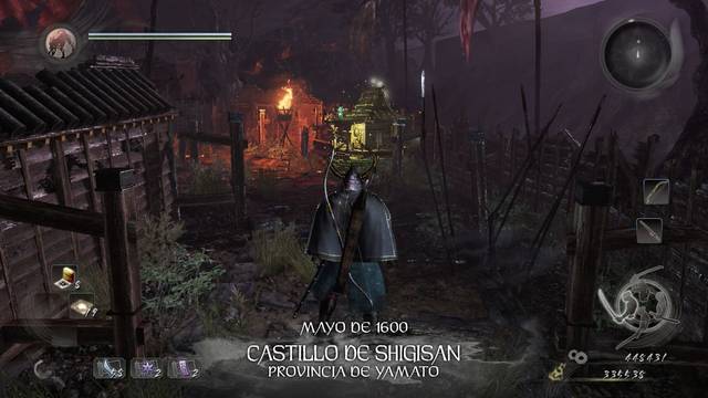 Nioh Castillo del nido de arañas - Comienzo
