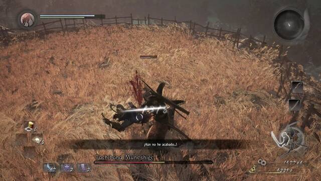 Nioh Invitación del guerrero incomparable del Oeste - Clavar la espada en la espalda