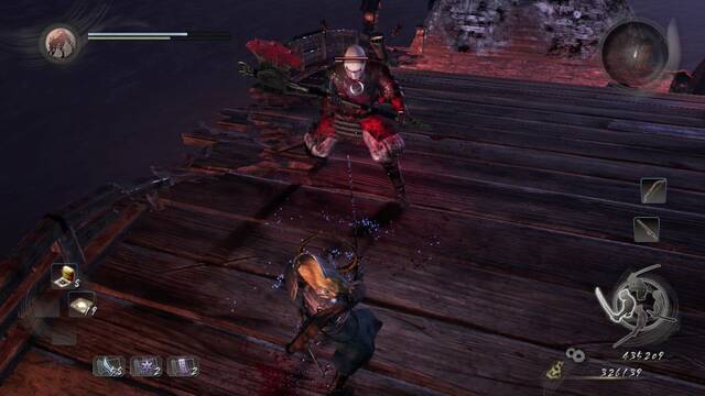 Nioh La batalla del puente Ohashi - Samuri