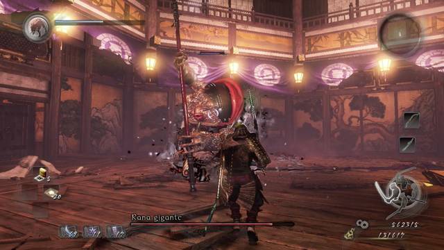 Nioh La huida de Iga Jefe: Rana gigante - Salto en picado