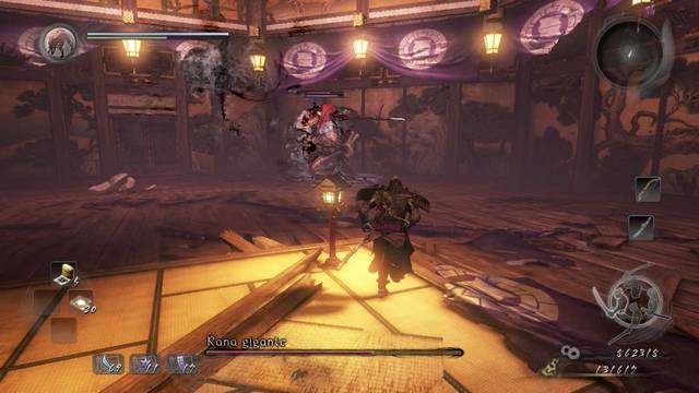 Nioh La huida de Iga Jefe: Rana gigante - Humo