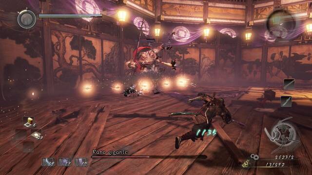 Nioh La huida de Iga Jefe: Rana gigante - Bombas explosivas