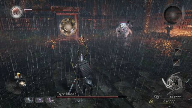 Nioh El demonio del monte Hiei Jefe Tigre Blanco - Embestida