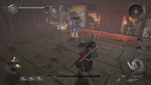 Nioh El castillo profanado Jefe Okatsu - Guardián