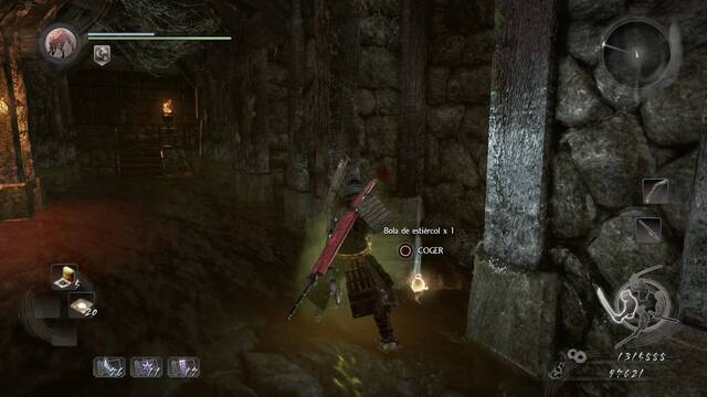 Nioh El castillo profanado - Bola de estiércol