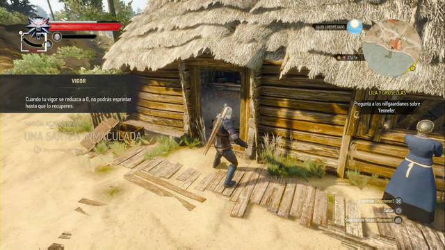 The Witcher 3: Wild Hunt - Una sartn inmaculada - Aard puede derribar la puerta