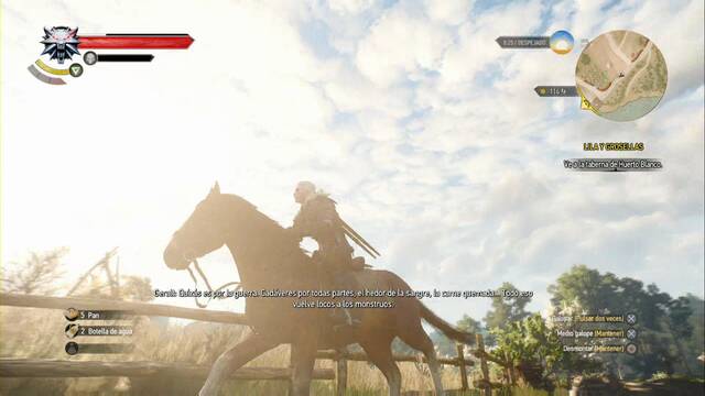 The Witcher 3: Wild Hunt - Lila y grosellas 3 - Sigue hasta la posada