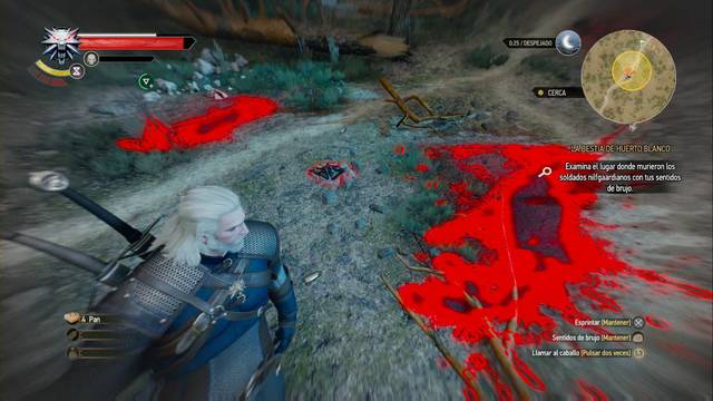 The Witcher 3: Wild Hunt - La bestia de Huerto Blanco 1 - Examina el lugar
