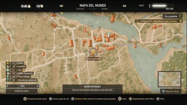 The Witcher 3: Wild Hunt - Un incendiario retorcido 2 - Ubicacin